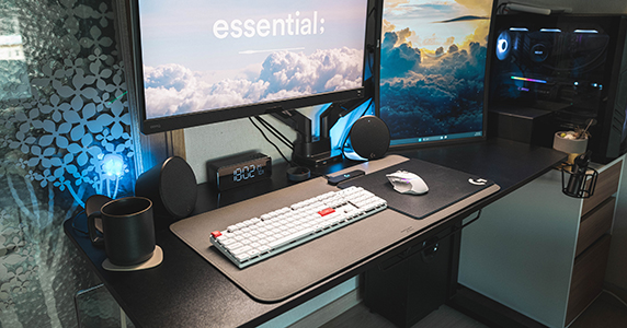 올 화이트 무선 기계식 풀배열 키보드 키크론 K5 SE White